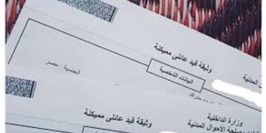 استخراج صورة قيد عائلي عبر مصر الرقمية 2026.. الإجراءات كاملة