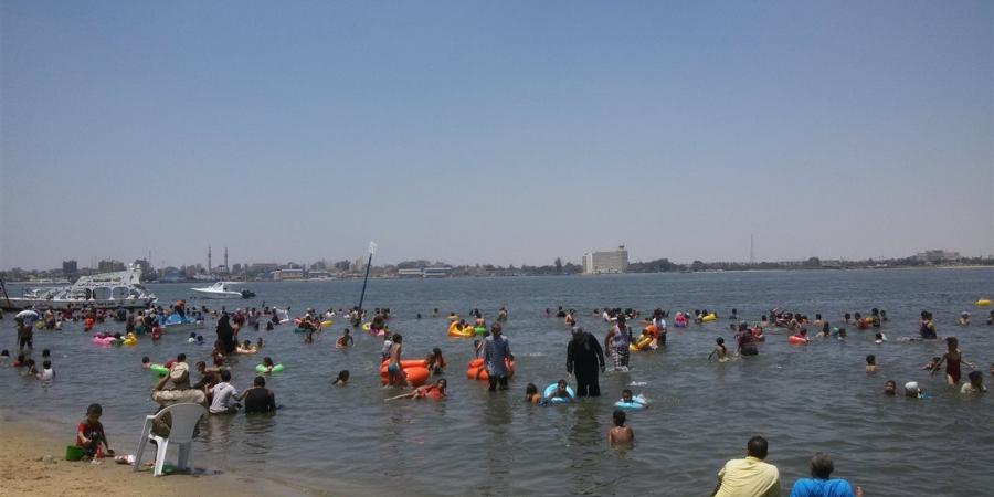 شواطئ الإسماعيلية تستعد لاستقبال عيد الأضحى