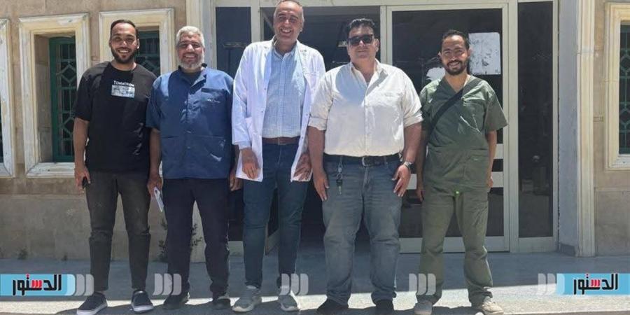 وكيل مديرية "الصحة" بمطروح يتفقد مستشفى الحمام