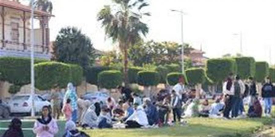 المتنزهات العامة بالإسماعيلية تتحول إلى لوحة خضراء نابضة بالحياة في عيد الأضحى