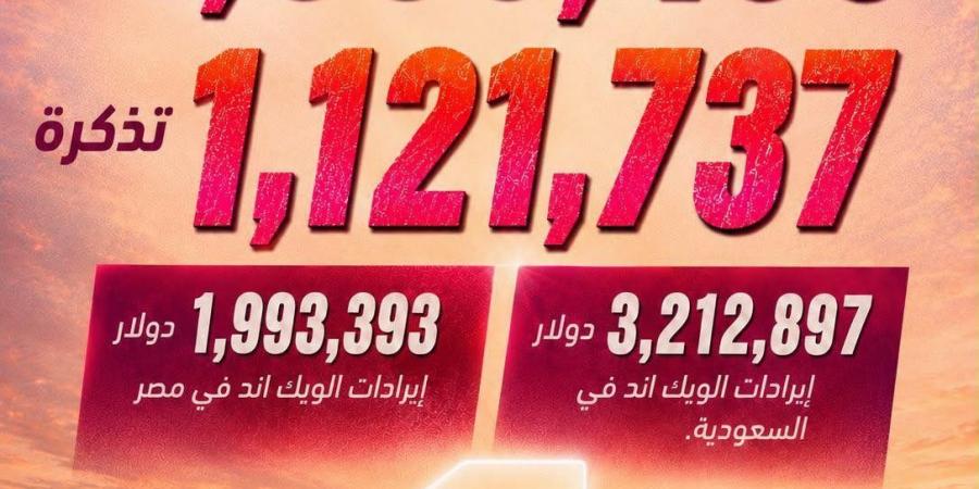 الأعلى مبيعًا في العالم العربي.. تركي آل الشيخ يحتفل بأرقام فيلم 7DOGS