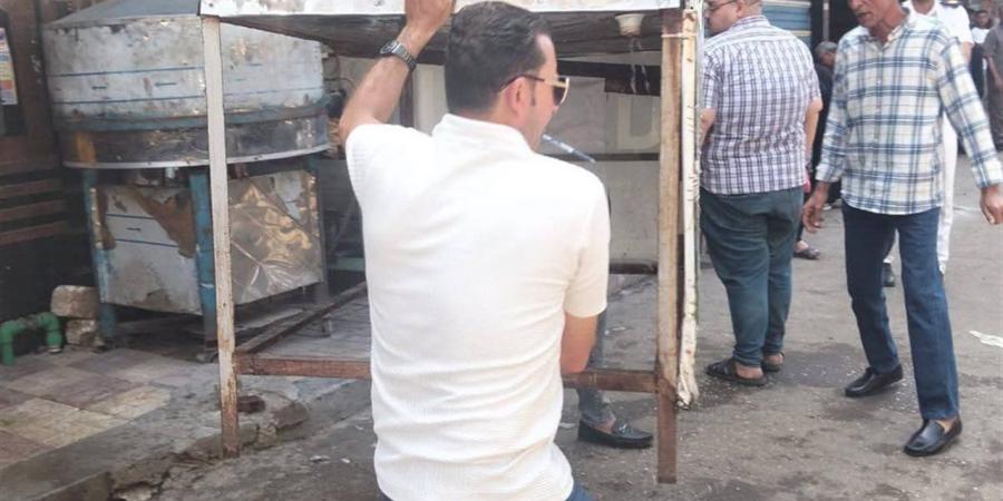 رفع 320 حالة إشغال خلال حملة مكبرة بعدد من شوارع دمنهور