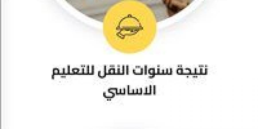 نتيجة الصف الخامس الابتدائي محافظة الجيزة 2026 فور اعتمادها