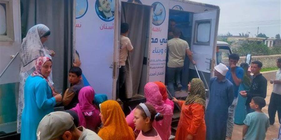 قافلة سكانية شاملة بقرية المروحة بالمحمودية