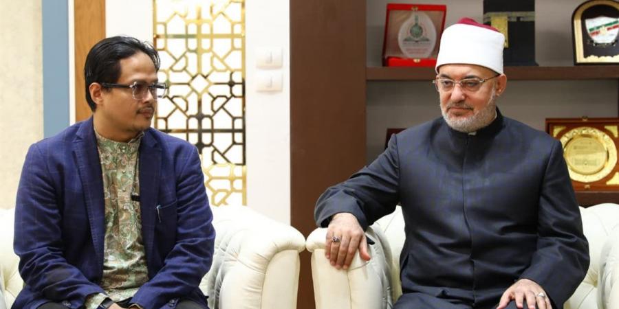المفتي يستقبل وفد الأكاديمية الدولية لفقه الحلال بماليزيا