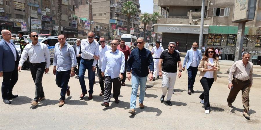 محافظ الجيزة يتفقد أعمال تطوير وتوسعة شارع كفر طهرمس ببولاق الدكرور