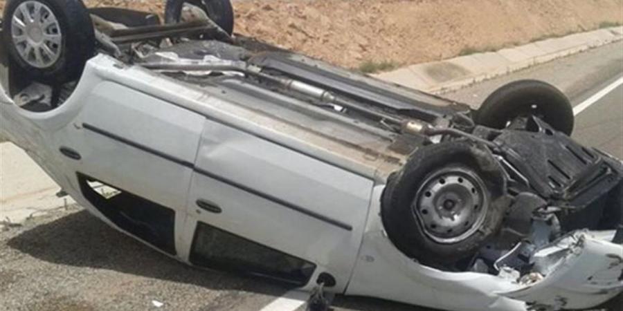 نجاة 8 ركاب من الموت بعد تفحم سيارتهم أعلى كوبري المستقبل بالإسماعيلية
