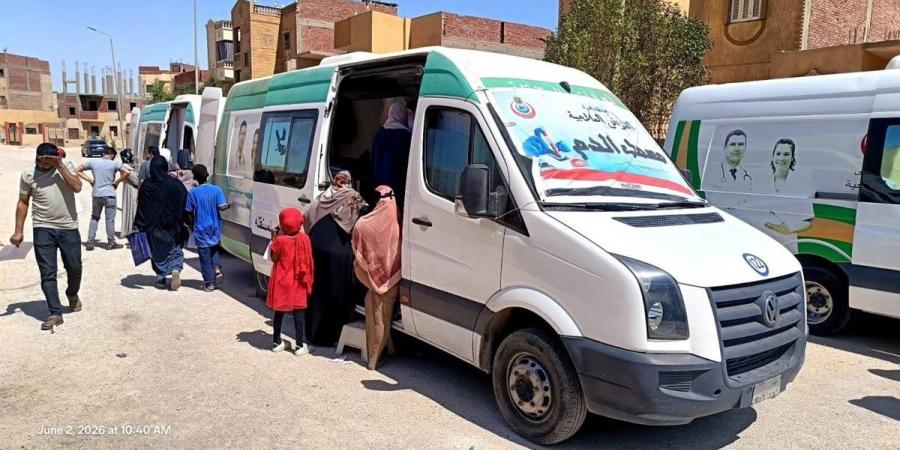 قافلة طبية مجانية بربوة أكتوبر تقدم 2000 خدمة طبية لـ800 مواطن خلال يومين