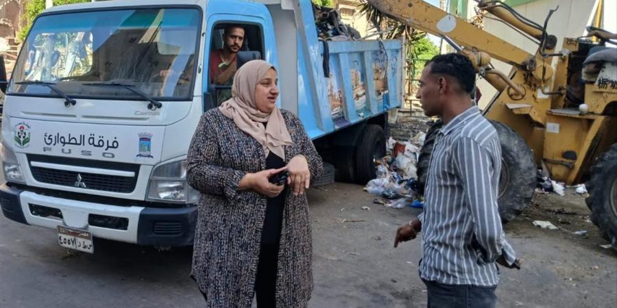 رفع كفاءة النظافة بنطاق غرب الإسكندرية