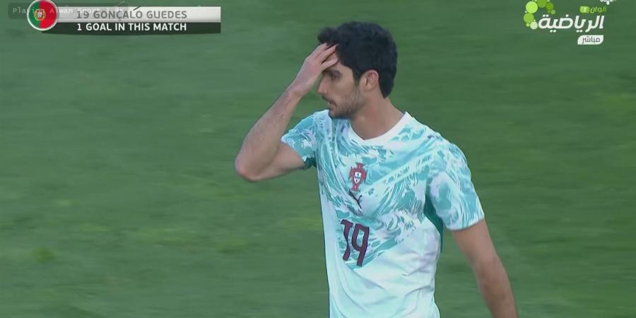 البرتغال ضد تشيلي.. جيديس يسجل الهدف الأول للبرتغال أمام تشيلي وديًا استعدادًا لكأس العالم