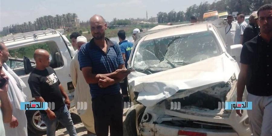 إصابة 9 أشخاص في حادث تصادم على طريق الكراكات بكفر الشيخ