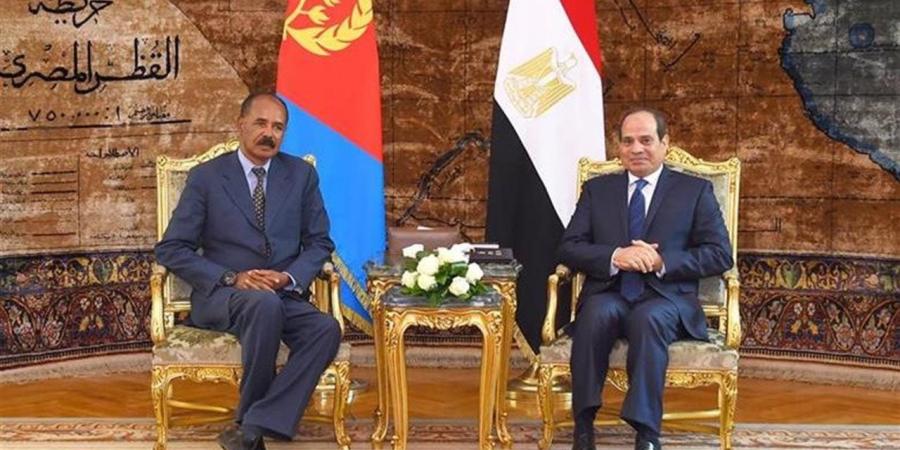 الرئيس السيسي يستقبل نظيره الإريتري ويؤكد التزام مصر بدعم سيادة إريتريا وسلامة أراضيها