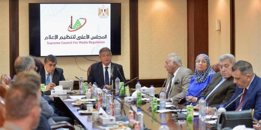 الأعلى للإعلام يبحث مع الصحفيين ومقدمي البرامج سبل دعم المنتخب في المونديال