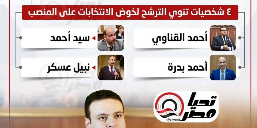 الهيئة العليا لحزب العدل تنتخب أمينًا عامًا جديدًا 20 يونيو.. و4 أسماء تستعد لخوض المنافسة