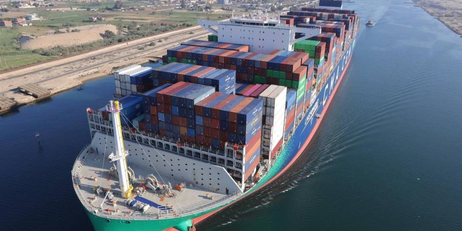 قناة السويس تشهد عبور سفينة الحاويات العملاقة CMA CGM VENDOME لأول مرة