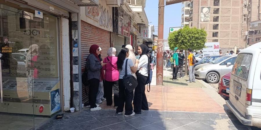 تباين آراء الطلاب حول امتحان العلوم للشهادة الإعدادية بالقليوببة