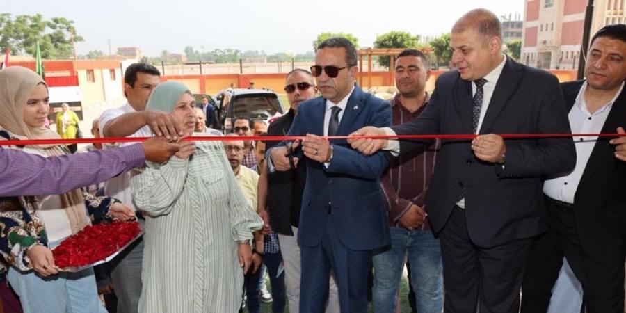 في احتفالات المحافظة بعيدها القومي.. محافظ المنوفية يفتتح 3 مدارس جديدة بالباجور