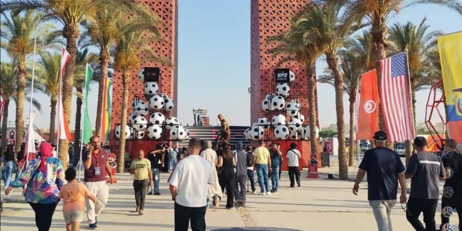 "الفان زون".. العاصمة الإدارية تستعد لأكبر تجمع جماهيري لدعم مصر أمام بلجيكا