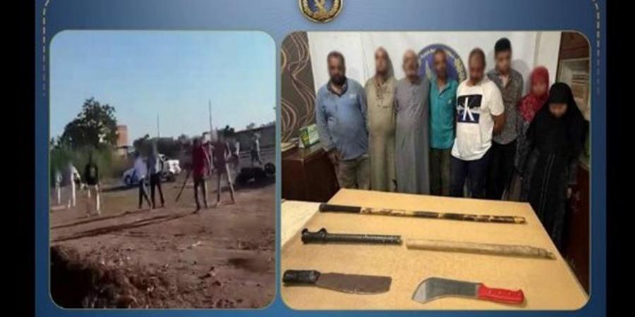 كشف ملابسات مشاجرة بين عدد من الأشخاص باستخدام أسلحة بيضاء والتراشق بالحجارة بالبحيرة