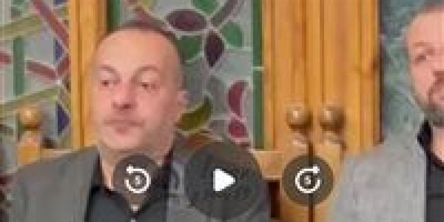 النائب خالد عبدالمولى يقدم واجب العزاء فى الصحفى مصطفى الشربينى