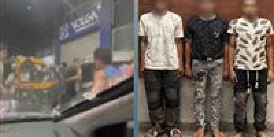 عطلوا العمل بالمكان.. ضبط 3 سائقين تشاجروا داخل محطة وقود في مصر القديمة