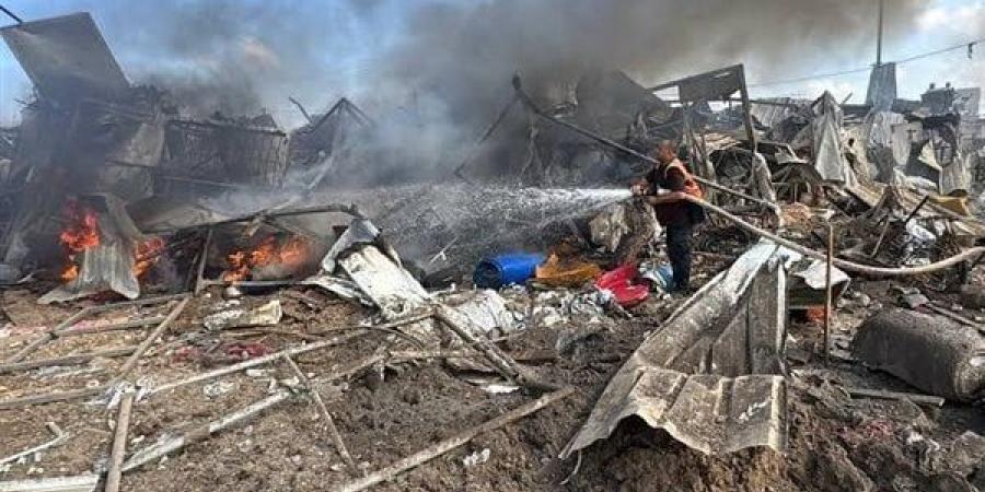 9 شهداء في قصف إسرائيلي على نقطة شرطة وسط غزة