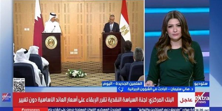 باحث: التنسيق المصري القطري يدعم أمن الملاحة وجهود التهدئة