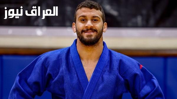 عبدالرحمن عبدالغني يحصل على الميدالية الفضية في الجودو بدورة البحر المتوسط