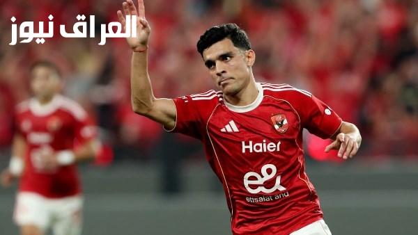 الدوري المصري بن شرقي يسجل هدفا ويقود الأهلي للتقدم على زد