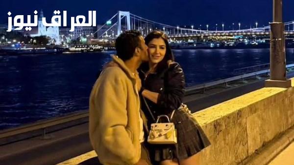 مي عمر تثير الجدل بإطلالة جريئة في احتفال عيد ميلاد زوجها