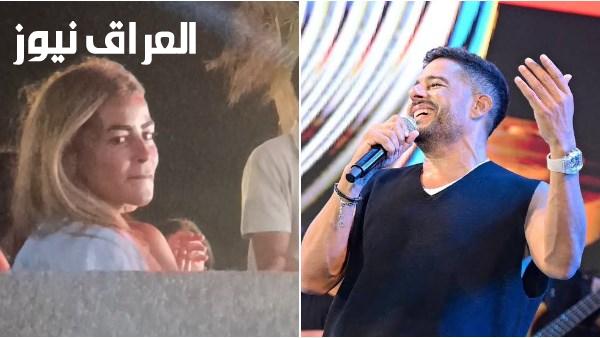 زوجة محمد حماقي تشارك في حفلته بالعلمين الجديدة بعد غياب طويل