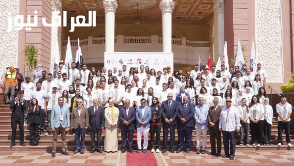 انطلاق مسيرة شعلة دورة الألعاب الأفريقية للجامعات في الجامعة البريطانية