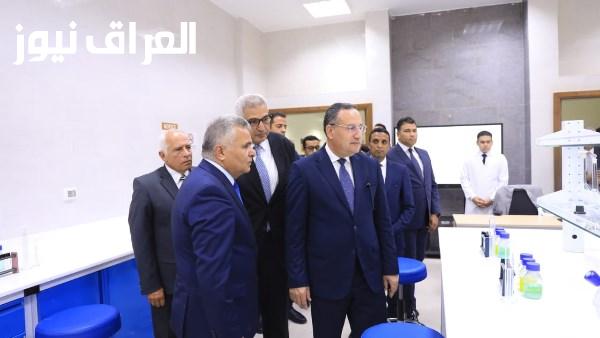 زيارة وزير التعليم العالي لمرافق وكليات جامعة السويس الأهلية