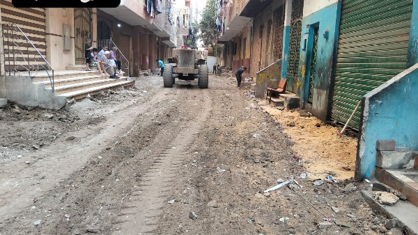 بدء مشروع رصف وتطوير شوارع الوراق وجنوب الجيزة