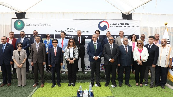 افتتاح مشروع نموذج محاكاة لبناء قدرات العاملين في إدارة منظومة المخلفات الصلبة بشبرامنت بحضور سفير كوريا الجنوبية