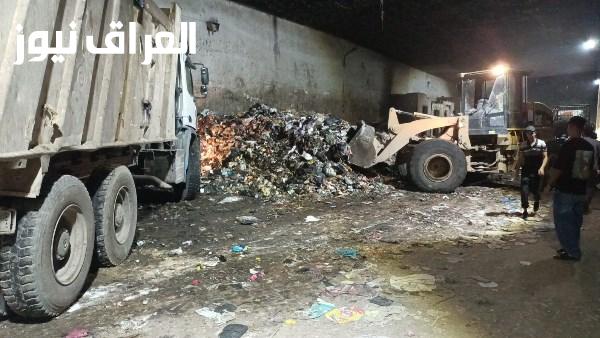 النظافة والتجميل بالجيزة تتخلص من 1200 طن من المخلفات في نفق النجوم ببولاق الدكرور