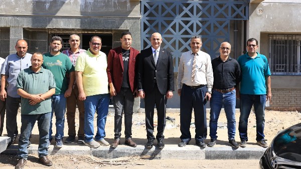 رئيس جامعة السادات يتابع الاستعدادات النهائية لتشغيل المبنى الفندقي في الزهور