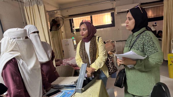 زيارة مفاجئة من إدارة مستشفيات بني سويف لمستشفى الحميات