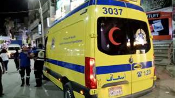 إصابة ثلاثة أشخاص في حادث تصادم بين دراجة نارية وسيارة في ميت تمامة بالدقهلية
