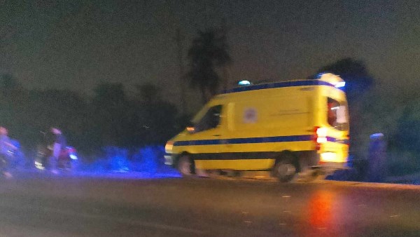 خمسة أشخاص مصابون في انقلاب سيارة خاصة بترعة الإبراهيمية في ملوي بالمنيا