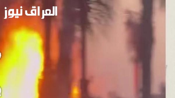 حريق ضخم في بورتو مارينا بالساحل الشمالي على البحر المتوسط تفاصيل