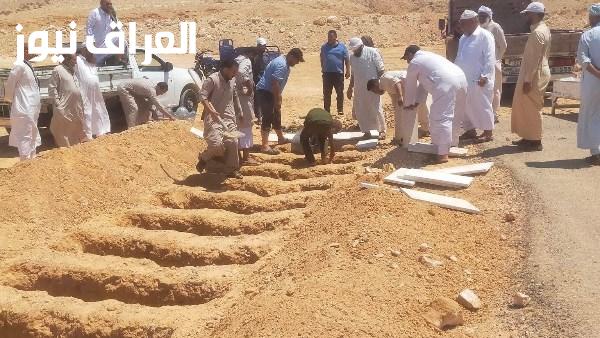 حلم الوصول إلى القبر دفن ثلاثة عشر جثمانا لمهاجرين غير شرعيين في مطروح