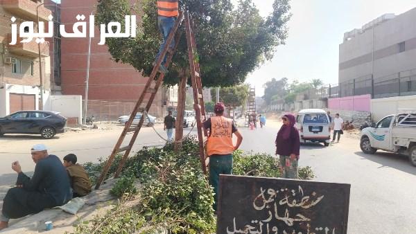 رفع كفاءة المسطحات الخضراء في الإسماعيلية من خلال جهاز التطوير والتجميل