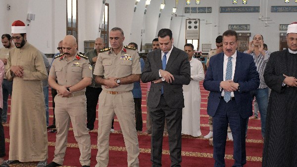محافظ بورسعيد يشارك في احتفالية مديرية الأوقاف بمناسبة المولد النبوي الشريف في المسجد العباسي