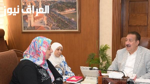 محافظ بورسعيد يوزع مساعدات مالية وغذائية وعينية على الحالات المستحقة