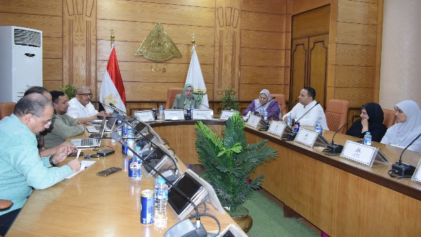 استعدادات جامعة بنها للكشف الطبي على الطلاب الجدد في إطار المنظومة الرقمية