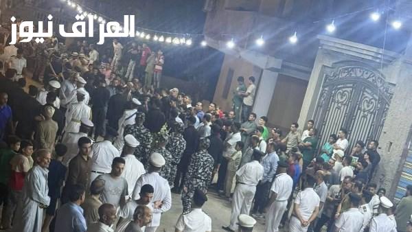 حزن شديد يعم قرية ميت السراج ومدير أمن الغربية يشارك في جنازة العقيد محمد ميسرة بمسقط رأسه صور