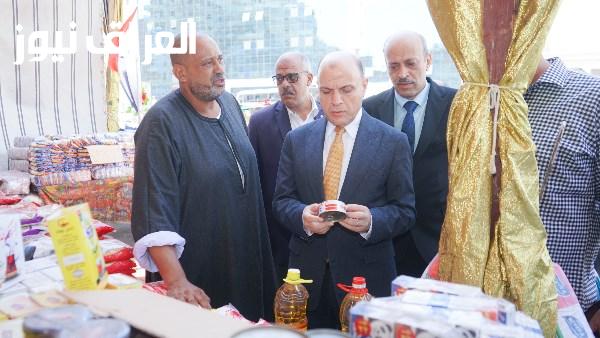 محافظ الغربية يقوم بجولة تفقدية في سوق اليوم الواحد بسبرباي لمتابعة التخفيضات