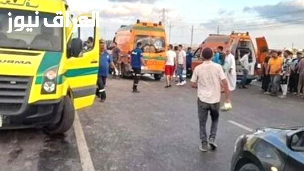 إصابة ستة أشخاص في حادث انقلاب سيارة خاصة على طريق أسيوط الغربي