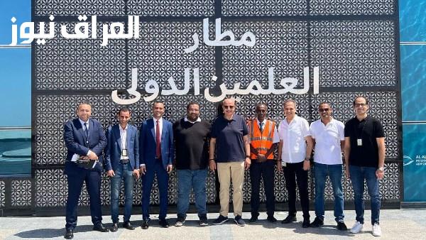 استعدادات مكثفة بمطار العلمين قبل انطلاق معرض الطيران الدولي
